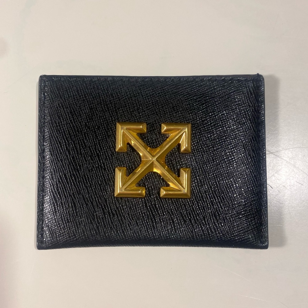 Black OFF-WHITE card holder